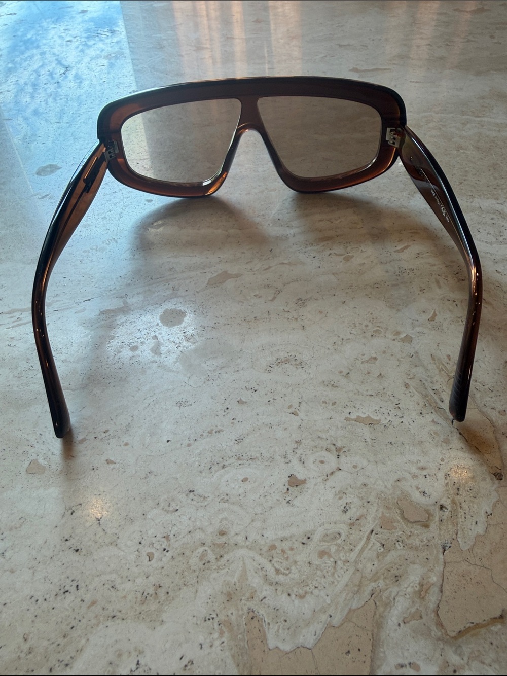 Bottega Veneta Bombe Shield Sunglasses - Picture 3 of 7